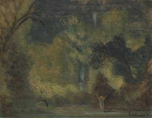 The Pool by Louis Michel Eilshemius Oil Painting