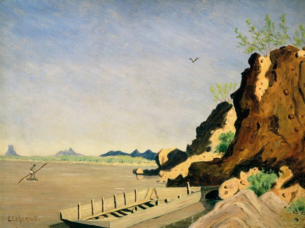 Yuma, Arizona by Louis Michel Eilshemius - Hand-Painted Oil Painting Reproduction