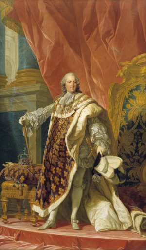Louis XV Of France by Louis-Michel Van Loo Oil Painting
