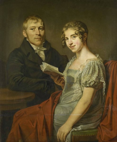 Hendrik Arend van den Brink  by Louis Moritz - Hand-Painted Oil Painting Reproduction