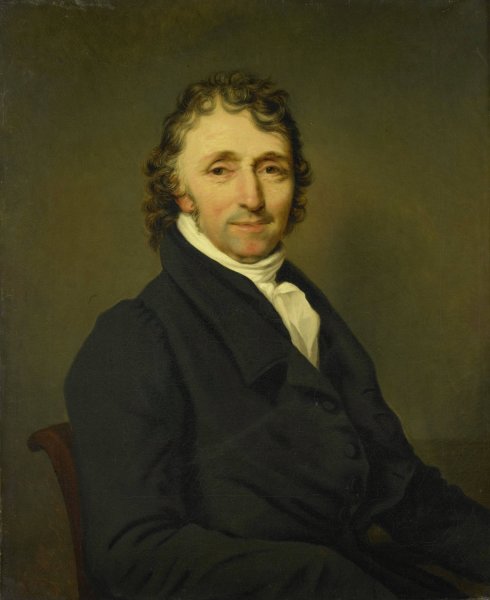 Portrait of Clemens van Demmeltraadt  by Louis Moritz - Hand-Painted Oil Painting Reproduction