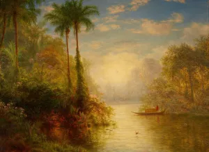 Incense Breathing Morn. - Gray's Elegy by Louis Remy Mignot Oil Painting