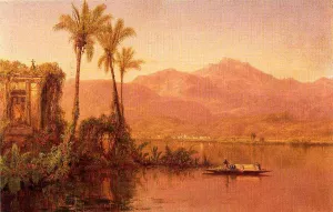 River Scene, Ecuador by Louis Remy Mignot - Oil Painting Reproduction