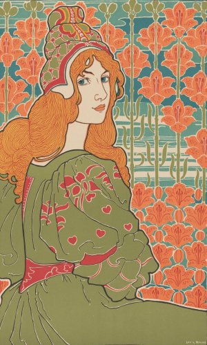 Jane Oil painting by Louis Rhead