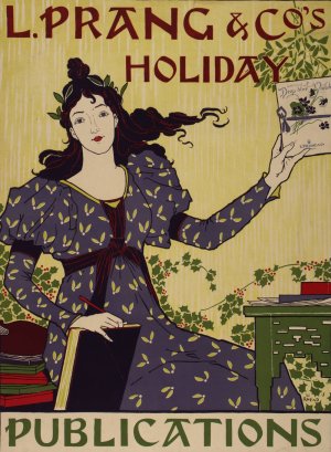 L. Prang and Co's Holiday Publications by Louis Rhead Oil Painting