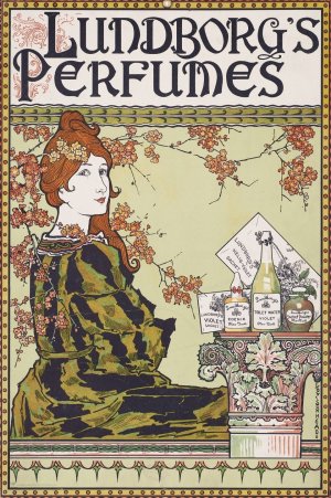 Lundborg's Perfumes by Louis Rhead Oil Painting