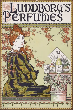 Lundborg's Perfumes by Louis Rhead Oil Painting