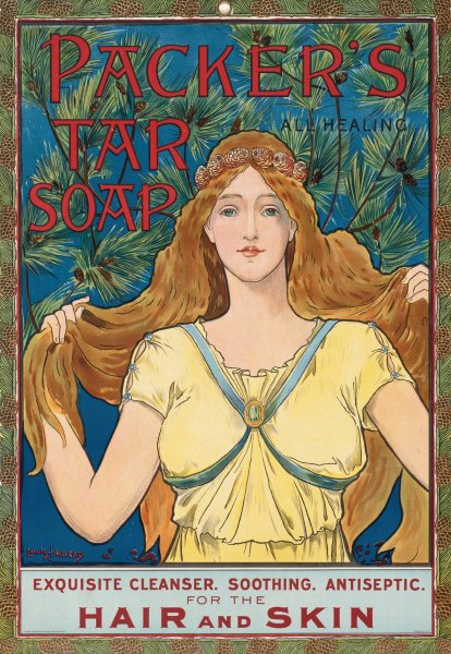 Packer's tar soap  by Louis Rhead - Hand-Painted Oil Painting Reproduction