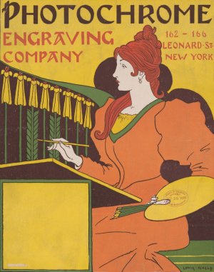 Photochrome engraving company Oil painting by Louis Rhead