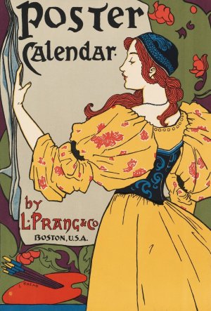 Poster Calendar Oil painting by Louis Rhead