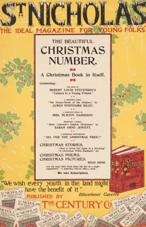 St. Nicholas, the beautiful Christmas number. by Louis Rhead Oil Painting