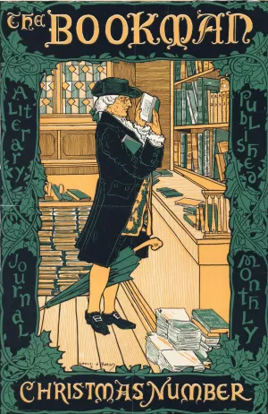 The bookman Christmas number Oil painting by Louis Rhead