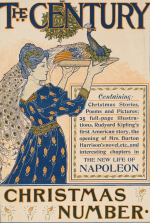 The century, Christmas number Oil painting by Louis Rhead