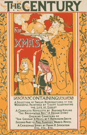 The century for Xmas Oil painting by Louis Rhead