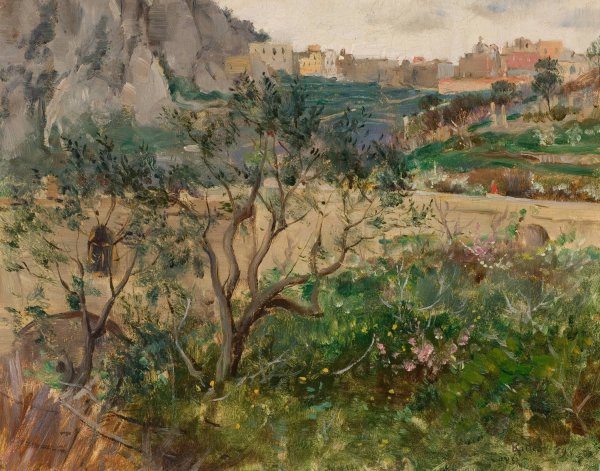 Main Product Photo of View of Capri  Painting by Louis Ritter
