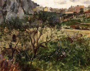 View of Capri painting by Louis Ritter