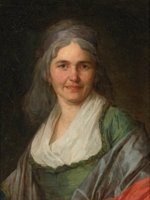 Portrait Of A Woman by Louis Rolland Trinquesse Oil Painting