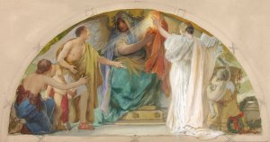Firm Belief-Truth, Boldness, Self-Reliance by Louis Schaettle Oil Painting
