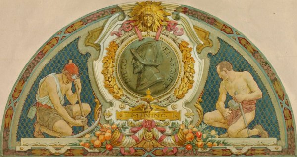 Mining  by Louis Schaettle - Hand-Painted Oil Painting Reproduction
