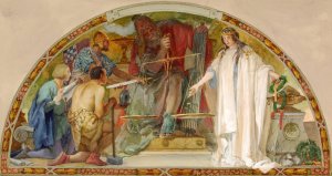 The State as Arbitrator for Industry, Education and the Military by Louis Schaettle Oil Painting
