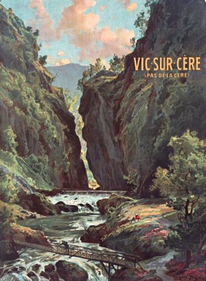 Vic.Sur.Cere by Louis Tauzin Oil Painting
