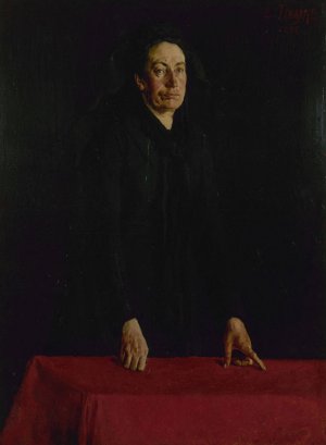 Portrait de Louise Michel by Louis Tinayre Oil Painting