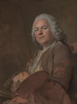 Jean Marc Nattier by Louis Tocque Oil Painting