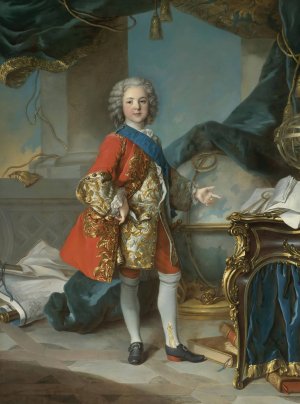 Louis, Dauphin de France by Louis Tocque Oil Painting