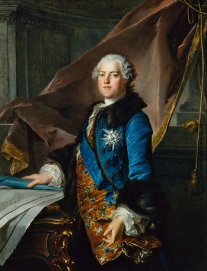 Portrait d'Abel Poisson, marquis de Marigny by Louis Tocque Oil Painting