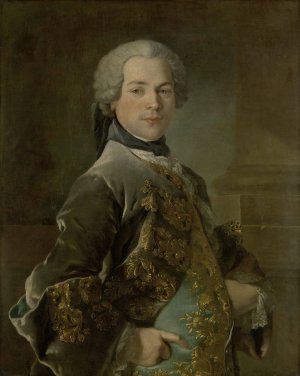 Portrait of Isaac van Rijneveld by Louis Tocque Oil Painting