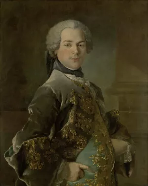 Portrait of Isaac van Rijneveld by Louis Tocque Oil Painting