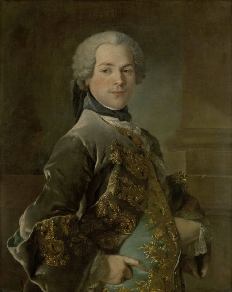 Main Product Photo of Portrait of Isaac van Rijneveld  Painting by Louis Tocque