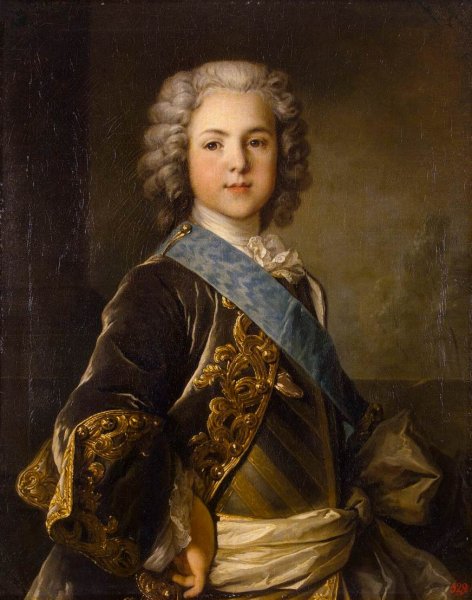 Main Product Photo of Portrait of Louis, Grand Dauphin of France Painting by Louis Tocque