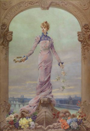 Allegorie de la Ville de Paris by Louise Abbema Oil Painting