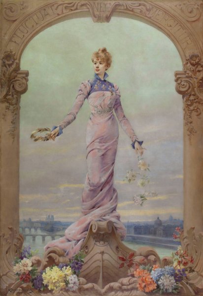 Main Product Photo of Allegorie de la Ville de Paris  Painting by Louise Abbema