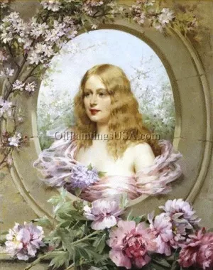 Allegory of Spring Oil Painting by Louise Abbema - Best Seller