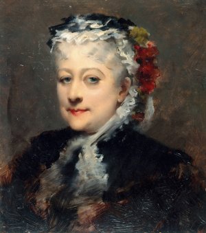 Portrait de Madeleine Brohant by Louise Abbema Oil Painting