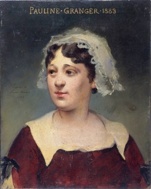 Portrait de Pauline Granger by Louise Abbema Oil Painting