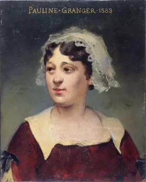 Portrait de Pauline Granger by Louise Abbema Oil Painting
