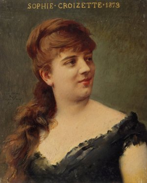 Portrait de Sophie Croizette by Louise Abbema Oil Painting