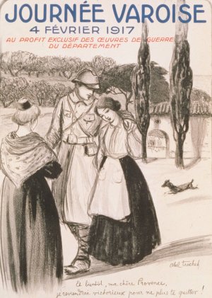 Journee Varoise. 4 fevrier 1917. Au profit exclusif des Oeuvres de Guerre du Departement by Louis Abel-Truchet Oil Painting