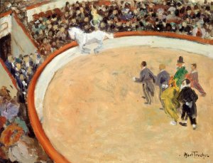 Le cirque Medrano, boulevard Rochechouard by Louis Abel-Truchet Oil Painting