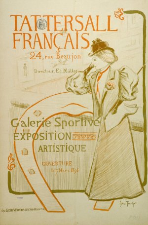 Tattersall Rancais Galerie Sportive Exposition Artistique by Louis Abel-Truchet Oil Painting