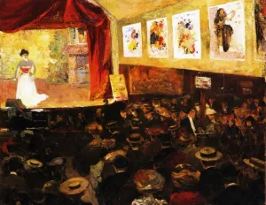 The Cafe-Concert painting by Louis Abel-Truchet