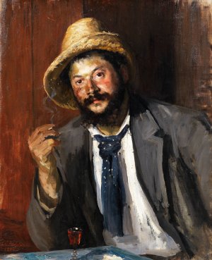 Ernst Josephson by Louise Catherine Breslau Oil Painting