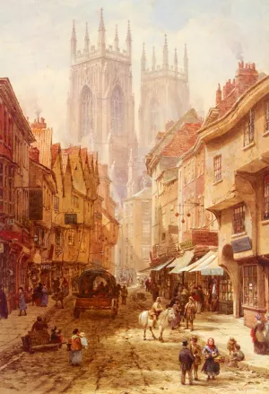 Oxford painting by Louise Rayner