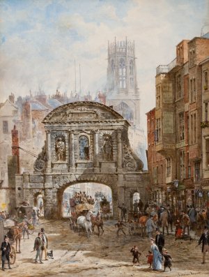 Temple Bar by Louise Rayner Oil Painting