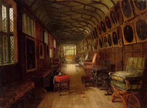 The Brown Gallery - Knole Kent by Louise Rayner - Oil Painting Reproduction