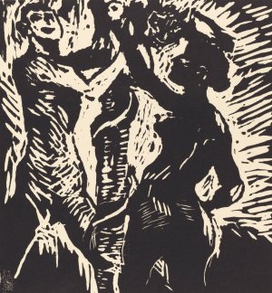 Adam and Eve by Lovis Corinth Oil Painting