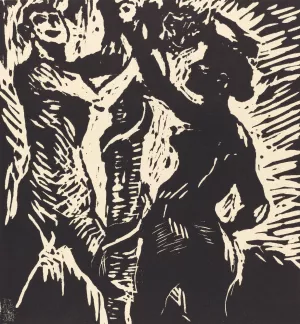 Adam and Eve by Lovis Corinth Oil Painting